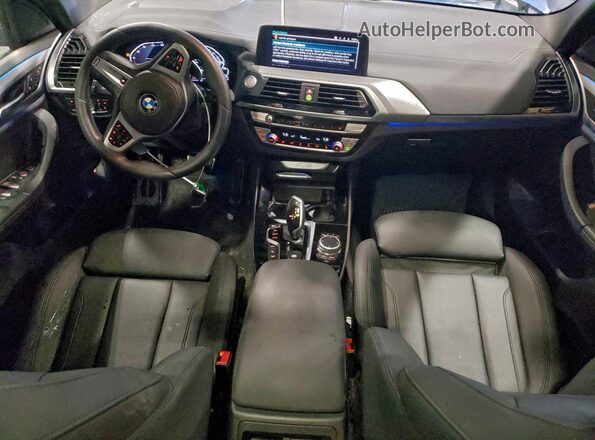 5UXTS1C05M9F48216 2021 BMW X3 Blue წინა პანელის ხედი
