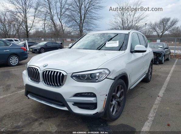 5UXTY3C04M9E22004 2021 BMW X3 White 