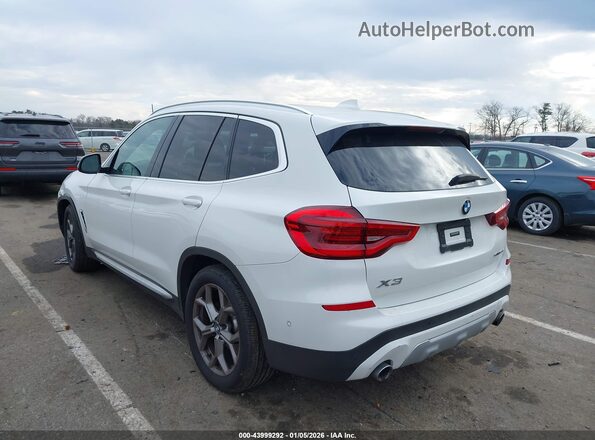 5UXTY3C04M9E22004 2021 BMW X3 White 