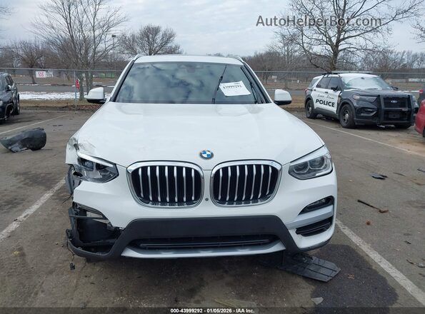 5UXTY3C04M9E22004 2021 BMW X3 White 