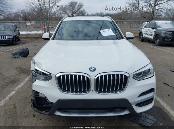5UXTY3C04M9E22004 2021 BMW X3 White 