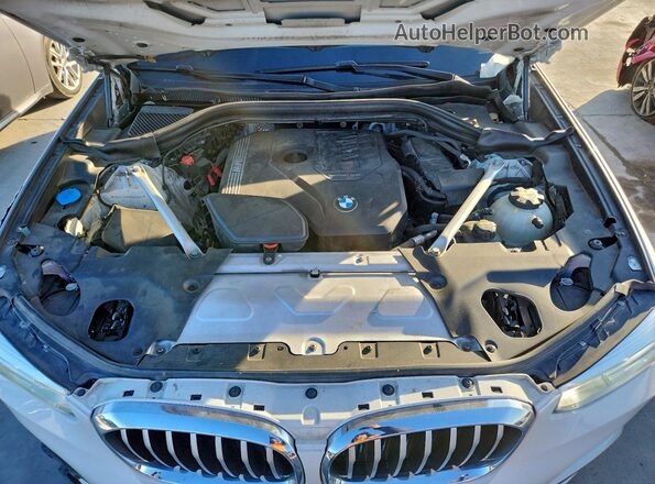 5UXTY3C05M9G39982 2021 BMW X3 White Widok wnętrza z tyłu