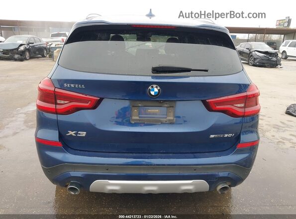 5UXTY3C06L9B36699 2020 BMW X3 Синий 