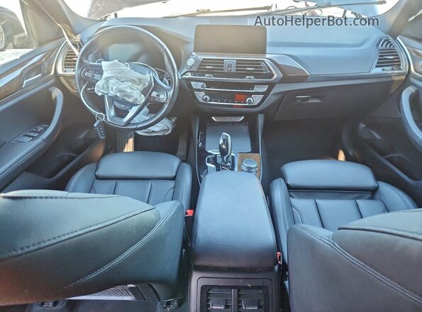 5UXTY3C07L9C26296 2020 BMW X3 Серый Вид панели приборов