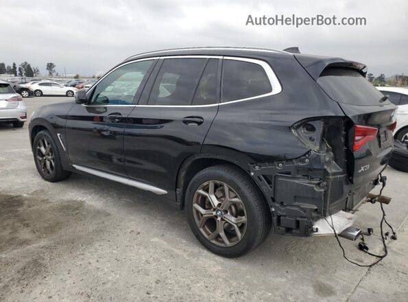 5UXTY3C0XM9G47088 2021 BMW X3 Black Tył lewy