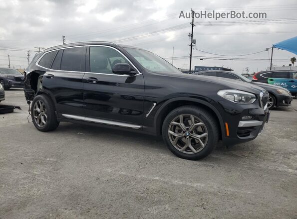 5UXTY3C0XM9G47088 2021 BMW X3 Black Przód prawy