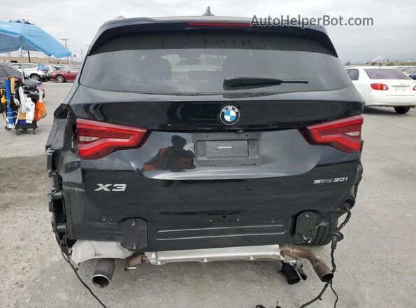 5UXTY3C0XM9G47088 2021 BMW X3 Black Widok z tyłu