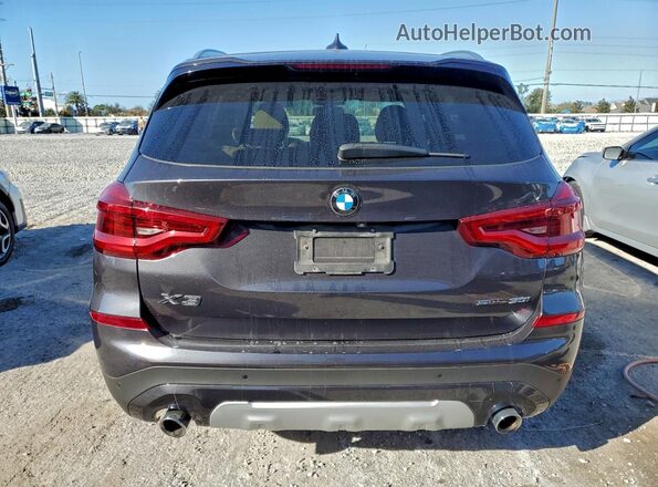 5UXTY3C0XM9H70390 2021 BMW X3 Charcoal უკანა ხედი