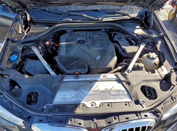 5UXTY3C0XM9H70390 2021 BMW X3 Charcoal ძრავის განყოფილების ხედი