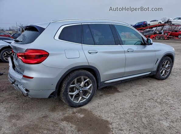 5UXTY5C01LLT33940 2020 BMW X3 Silver Հետևի աջ