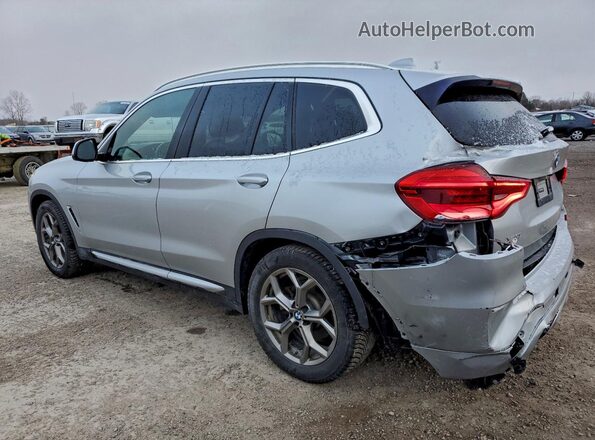 5UXTY5C01LLT33940 2020 BMW X3 Silver Հետևի ձախ