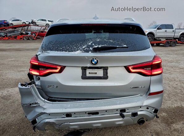 5UXTY5C01LLT33940 2020 BMW X3 Silver Հետևի տեսք