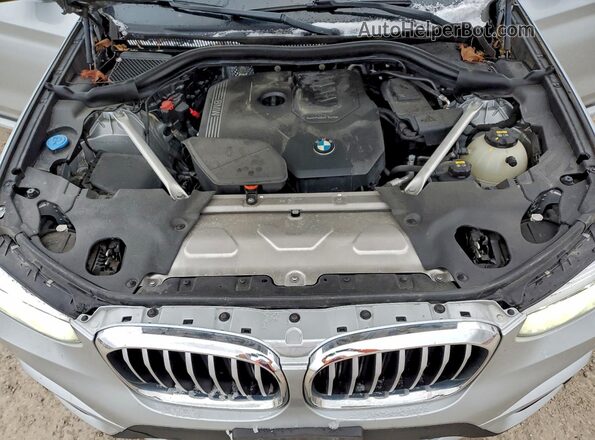 5UXTY5C01LLT33940 2020 BMW X3 Silver Շարժիչի բաժամունքի տեսք