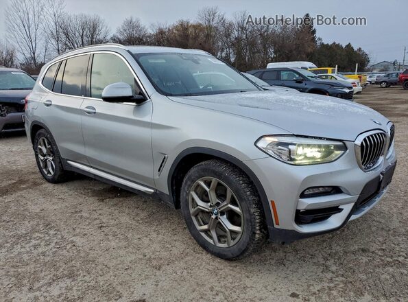 5UXTY5C01LLT33940 2020 BMW X3 Silver Առջևի աջ