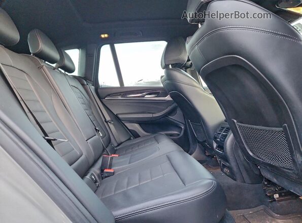 5UXTY5C04L9C20838 2020 BMW X3 White Rear interior view