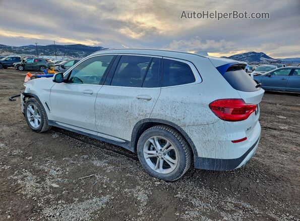 5UXTY5C04L9C20838 2020 BMW X3 White Rear left