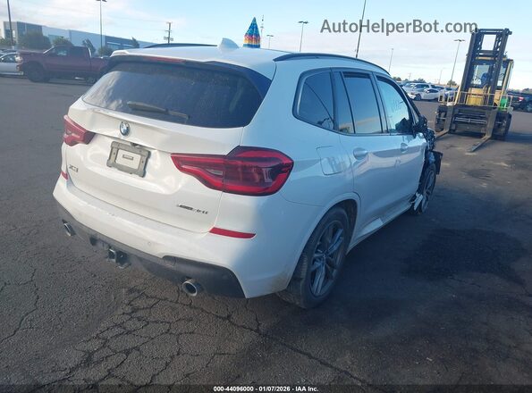 5UXTY5C06L9D36915 2020 BMW X3 White Rear right