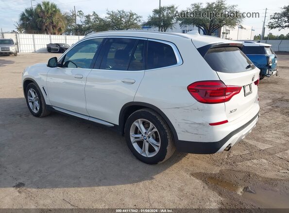 5UXTY5C0XL9B34112 2020 BMW X3 White Tył lewy