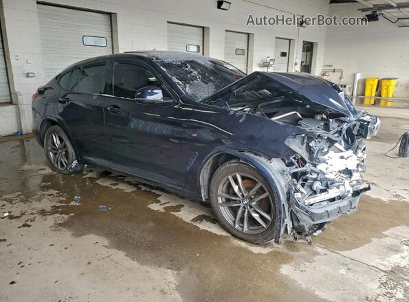 5UXUJ3C52KLG53147 2019 BMW X4 Черный Передняя правая четверть