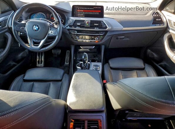 5UXUJ3C57KLG53371 2019 BMW X4 Black Widok deski rozdzielczej
