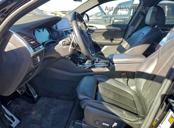5UXUJ3C57KLG53371 2019 BMW X4 Black Widok wnętrza z przodu