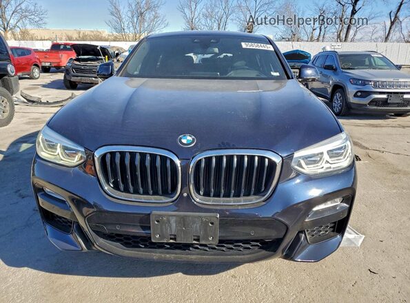 5UXUJ3C57KLG53371 2019 BMW X4 Black Widok z przodu