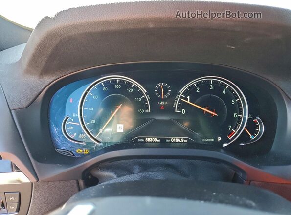 5UXUJ3C57KLG53371 2019 BMW X4 Black Widok zestawu wskaźników