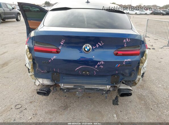 5UXUJ5C51KLJ64229 2019 BMW X4 Blue Front view