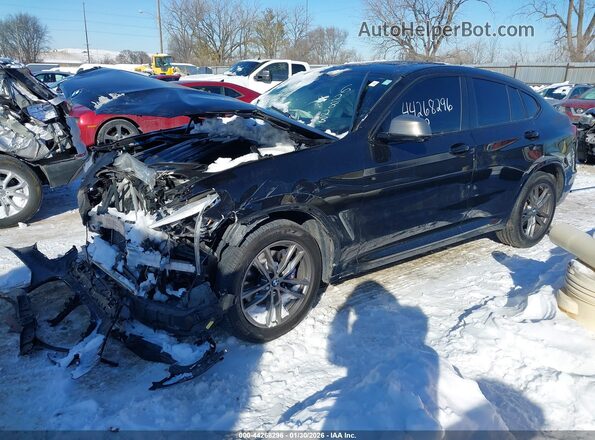 5UXUJ5C53KLJ62823 2019 BMW X4 Black Front left