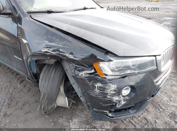 5UXWX7C55G0S16117 2016 BMW X3 Black წინა ხედი