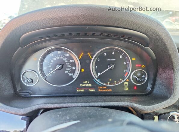 5UXWX7C5XH0S18611 2017 BMW X3 Black Widok zestawu wskaźników
