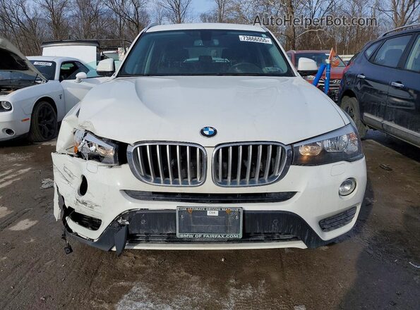 5UXWX9C50G0D70989 2016 BMW X3 White Vista frontal