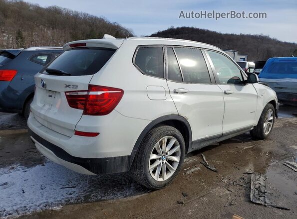 5UXWX9C50G0D70989 2016 BMW X3 White Trasero derecho
