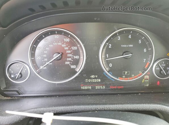 5UXWX9C50G0D70989 2016 BMW X3 White Vista del cuadro de instrumentos