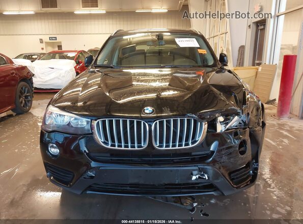 5UXWX9C59H0D97934 2017 BMW X3 Black Widok zestawu wskaźników