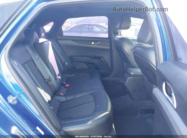 5XXG64J27NG092377 2022 KIA K5 Blue Вид наклейки з VIN-кодом