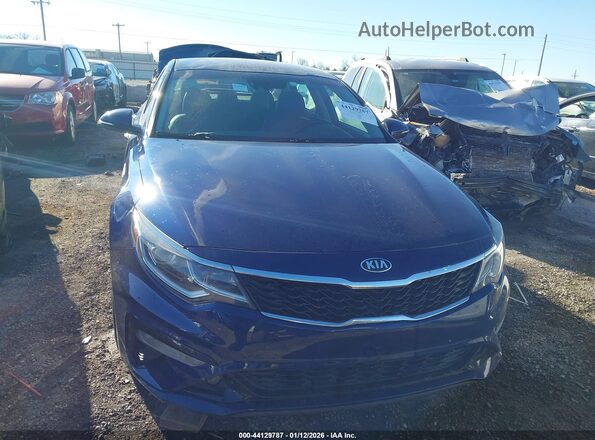 5XXGT4L34LG412797 2020 KIA OPTIMA Blue Вид щитка приладів