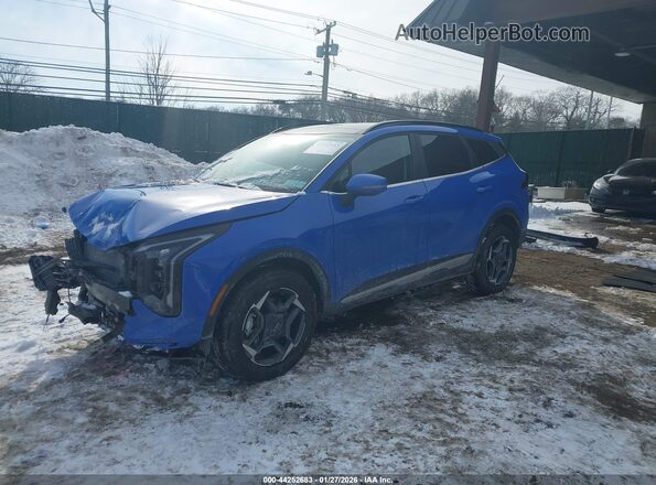 5XYK3CDF2TG345352 2026 KIA SPORTAGE Blue Առջևի ձախ երեք քառորդ տեսարան
