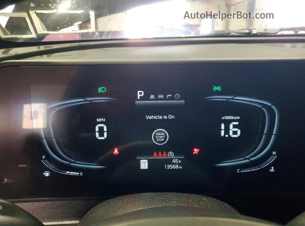 5XYK6CDF0SG287490 2025 KIA SPORTAGE Black ხელსაწყოთა პანელის ხედი