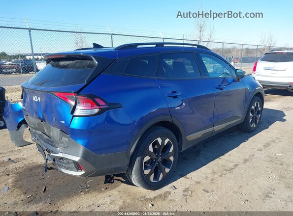 5XYK6CDF8RG218864 2024 KIA SPORTAGE Blue უკანა მარჯვენა