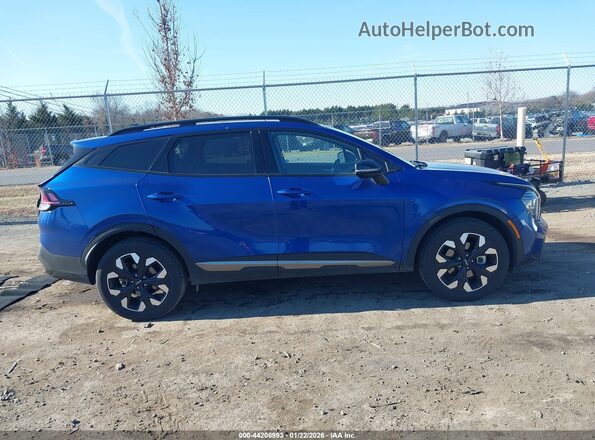 5XYK6CDF8RG218864 2024 KIA SPORTAGE Blue უკანა სალონის ხედი