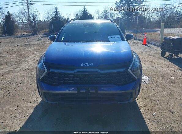 5XYK6CDF8RG218864 2024 KIA SPORTAGE Blue ხელსაწყოთა პანელის ხედი