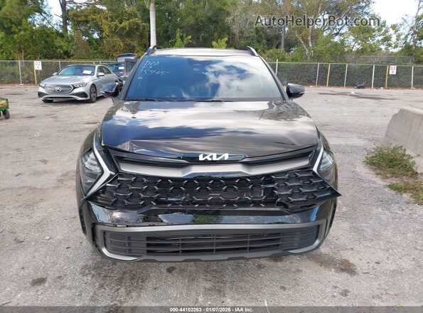 5XYK6CDF9RG155497 2024 KIA SPORTAGE Черный Вид задней части салона
