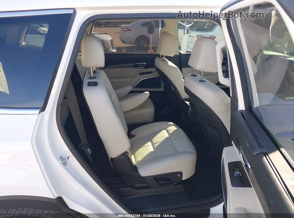 5XYP34HC6NG234818 2022 KIA TELLURIDE White VIN კოდის სტიკერის ხედი