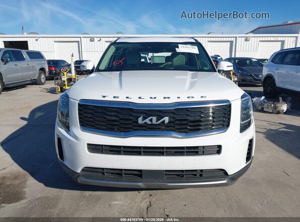 5XYP34HC6NG234818 2022 KIA TELLURIDE White ხელსაწყოთა პანელის ხედი