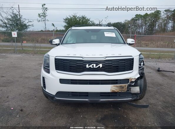 5XYP34HCXNG297694 2022 KIA TELLURIDE Белый Вид щитка приборов