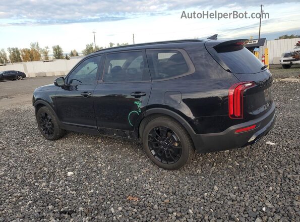 5XYP3DHC5MG158197 2021 KIA TELLURIDE Black Trasero izquierdo