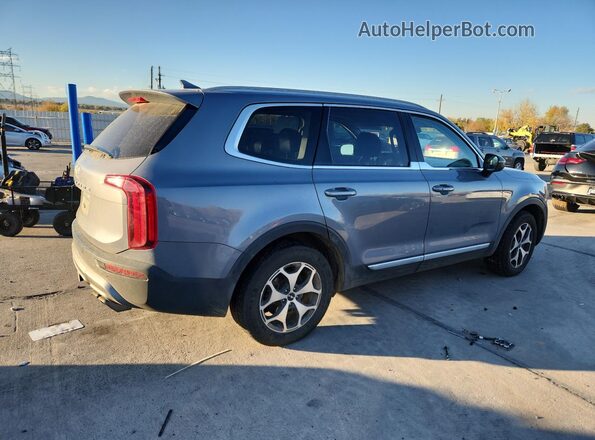 5XYP3DHC6NG264174 2022 KIA TELLURIDE Gray უკანა მარჯვენა