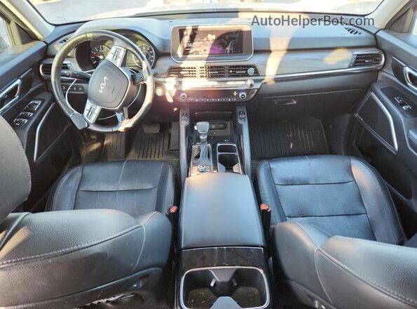5XYP3DHC6NG264174 2022 KIA TELLURIDE Gray წინა პანელის ხედი