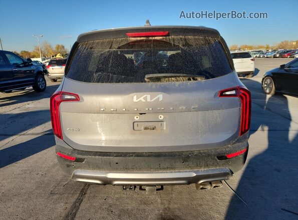 5XYP3DHC6NG264174 2022 KIA TELLURIDE Gray უკანა ხედი